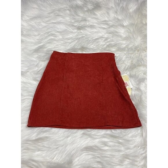 O'NEILL Girls Small Collared Top Striped GB GIRLS Corduroy Skirt Outfit Rust - Picture 5 of 12